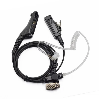 PTT Mic Headset Earpiece For Motorola DP4400 DP4401 DP4600 DP4601 CB Radio - Image 1 of 4