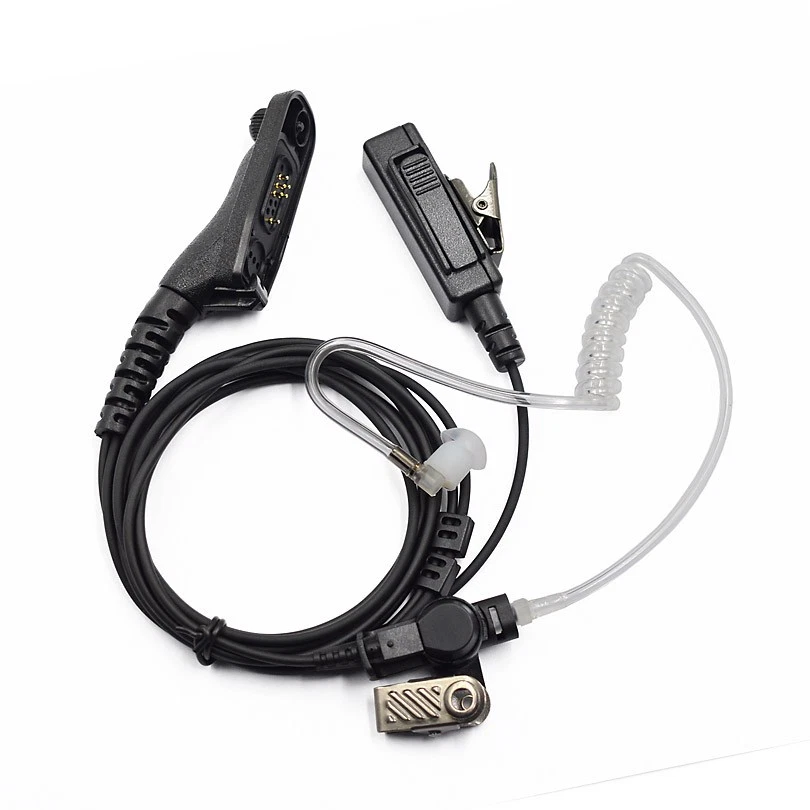 PTT Mic Headset Earpiece For Motorola DP4400 DP4401 DP4600 DP4601 CB Radio - Image 1 of 4
