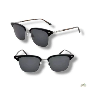 Gucci GG0389S-001 Sunglasses Black Oversized Square Grey Gradient Unisex New - Picture 1 of 5