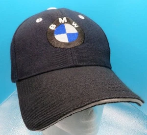 NUEVO Acrílico Suave Logo BMW Negro Gorra de Béisbol Adulto Talla Única Sombrero Ajustable - Imagen 1 de 5