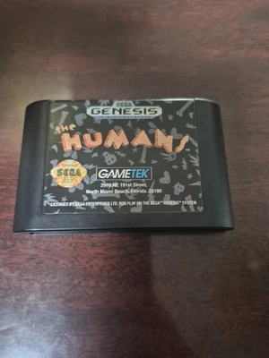 The Humans (Sega Genesis, 1992) Game Only | Tested - Image 1 of 4