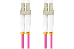 lanberg TUBO MULTI LC/UPC-LC/UPC DUPLEX OM4 50/125 LSZH VIOLA 2M FIBRA - Afbeelding 1 van 1