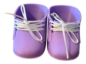 Replacement Shoes For 16” Cabbage Patch Kid 3D Printed - Lace Up Purple - Picture 1 of 1