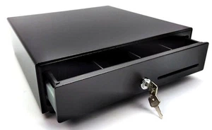 APG Vasario 1313 Tiroir caisse 13" x 13" verrouillable 4 billets 4 pièces VB320-BL1313-B27 - Photo 1/6