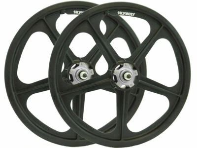 SKYWAY 20' Tuff II Rivet Wheel Black (PAIRS) - Image 1 of 2