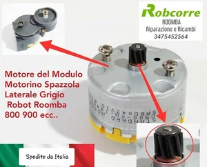 Motore del Modulo Grigio Laterale Motorino Spazzola Spazzolino per Roomba - Imagen 1 de 5