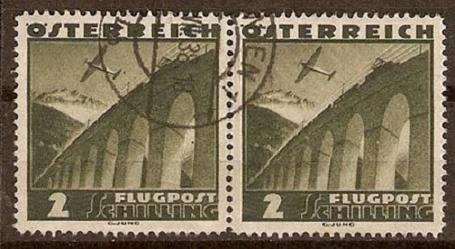 AUSTRIA LOT Sc C 43 PAIR  C 29 C 57  ALL USED C 27 MINT NH  FVF - Image 1 of 4