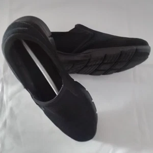 Skechers bequeme Damenschuhe schwarz Slipper Sneaker-Stil Größe UK 8 Freizeit - Bild 1 von 6