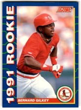 1991 Score Rookies Bernard Gilkey #11 St. Louis Cardinals