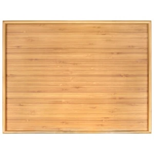 Organic Bamboo Serving Tray, 17" x 13" x 0.75" - Picture 1 of 8