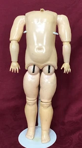 BONITO 19" Antiguo Cuerpo de Muñeca Articulada con Bola para Cabeza de Bisque - Imagen 1 de 6