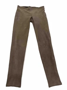 Karen Kane Womens Tan Faux Leather cropped Pull On Leggings size XS - Picture 1 of 9