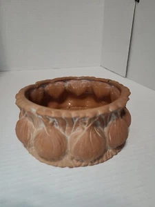Knoblauchzehe italienische Majolika Schale - signiert 1990 C.M.C. Terrakotta - Bild 1 von 7