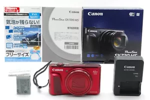 【NEAR MINT w/Box】Canon PowerShot SX720 HS Digital Camera 20.3MP Red FROM JAPAN - Picture 1 of 10