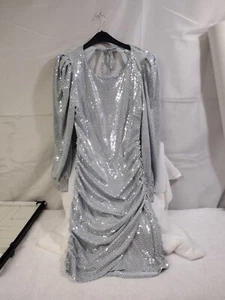 Venus/ Open-Back/ Shimmer Bodycon Mini Dress/ Size Medium (8-10) - Picture 1 of 20