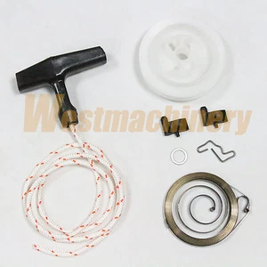 RECOIL REWIND SPRING STARTER PULLEY HANDLE ROPE ROTOR PAWL FOR STIHL MS360 MS440 - Picture 1 of 2