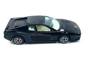 O/O27 Scale Bburago 1:43 Die Cast Ferrari Testarossa Black - Picture 1 of 5