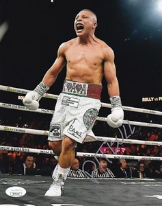 ISAAC PITBULL CRUZ SIGNED AUTO 8X10 PHOTO JSA COA WBA BOXING CHAMP ROLLY ROMERO - Picture 1 of 1