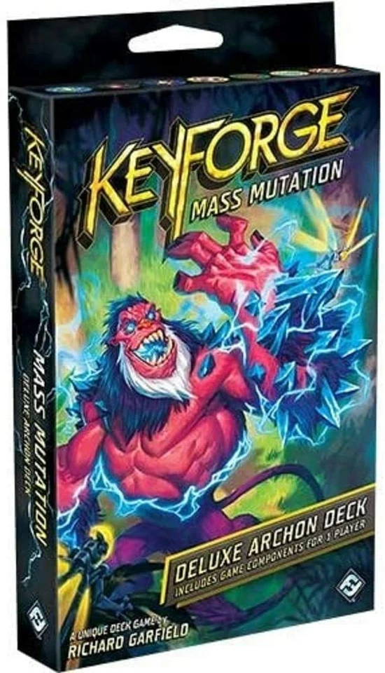 Keyforge Mass Mutation Deluxe Deck Fantasy Flight Games BTD