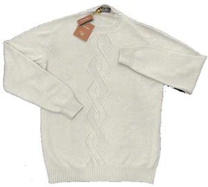 Suéter Loro Piana Keystone Beige Cachemira Talla XL, UE 54 Hecho en Italia - Imagen 1 de 4