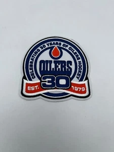 2009 Edmonton Oilers 30th Anniversary Patch Official NHL 30 Years - Picture 1 of 4