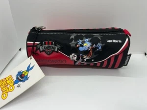 ASTUCCIO SCUOLA MILAN ROSSO NERO TOMBOLINO LUPO ALBERTO TOMBOLOTTO PORTA PENNE - Picture 1 of 4