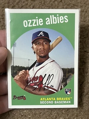 2018 Topps Archives Ozzie Albies #18 RC Rookie Braves  - Image 1 of 2