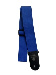 Harry's Guitar Shop Blue Guitar Strap NEW No Tags - Picture 1 of 2