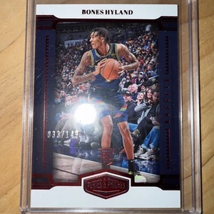 2021-22 Panini Chronicles Plates Patches Red #420 Bones Hyland RC SN /149 - Bild 1 von 3