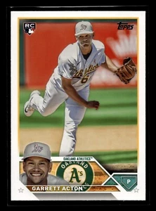 2023 Topps Update #US192 Garrett Acton RC (NM+)(BAS) - Picture 1 of 2