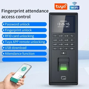 Fingerprint Time Attendance System Biometric Recognition 1000 User Wifi Control - Picture 1 of 22