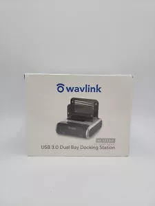 SSD HDD Docking Station 2.5" 3.5" Dual Slots USB 3.0 SATA Hard Drive Card Reader - Picture 1 of 2
