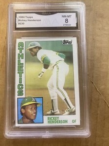 1984 Topps - #230 Rickey Henderson