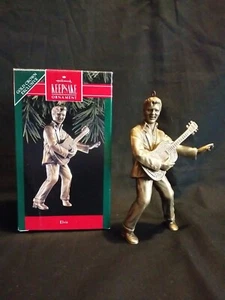 NIB Hallmark Keepsake Ornament "Elvis" (1992) QX562-4, Gold Crown Exclusive - Picture 1 of 4
