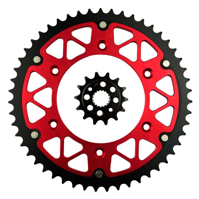 Комплект передних задних звездочек 14/51 зуб 520 для HONDA XR400R 1996-2005 - Изображение 1 из 1