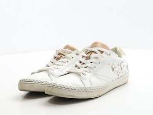 NEXT Womens White Floral Polyester Trainer UK 5 EU 38