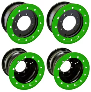 LTR 450 LTZ 400 Front Wheels Rear wheels Beadlock 10x5 8x8 Alba Racing BG 41 - Foto 1 di 2