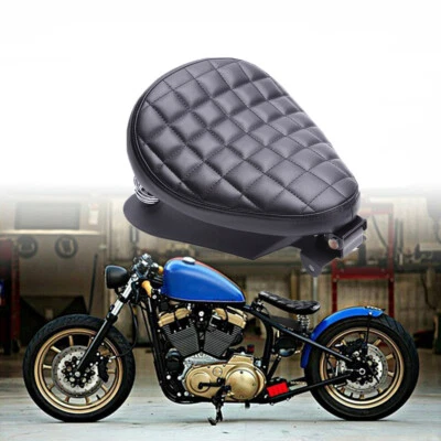 1*Muelle de asiento Bobber estilo cuadrado para motocicleta con placa base para Honda Shadow Rebel Foto 1 de 4