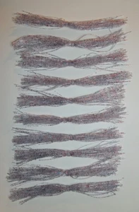 10 Custom Made Silicone Spinnerbait Skirts(Firecracker)-Bass Fishing-Fishing-NEW - Picture 1 of 2