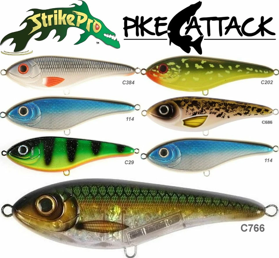 Strike Pro BUSTER JERK I 15 cm / 75 g. / Jerkbait / Farbauswahl - Bild 1 von 1