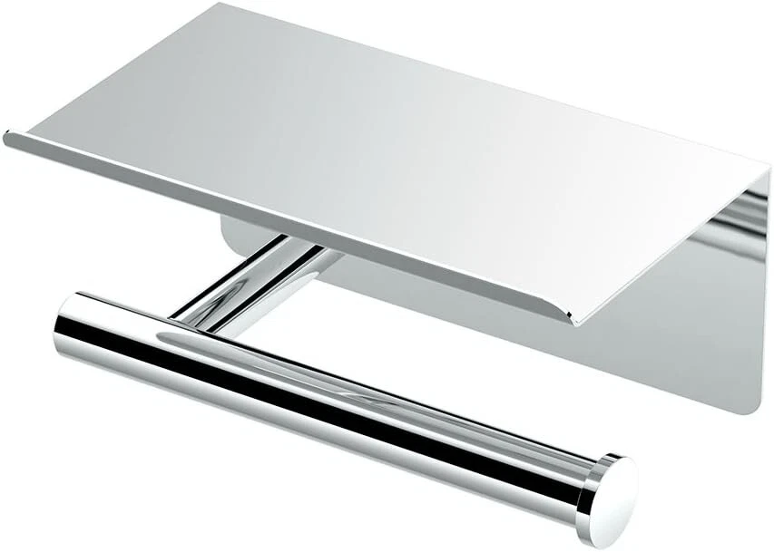 Gatco 1420 Latitude II Tissue Holder With Mobile Shelf Chrome