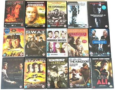 16 DVD Bundle Set Jamie Foxx Colin Farrell Arnold Terminator Film Movie Lot 32 - Image 1 of 4