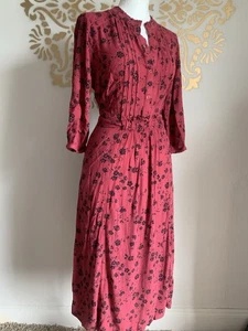 FatFace Ethnic maxi Dress 10 Vintage Style Gypsy Boho Quirky Batik midi - Picture 1 of 8