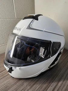 Sena Impulse Modular Helmet w/Mesh Intercom White Xtra Large - Picture 1 of 13
