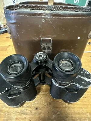 (ORL3) Antik Paar Fernglas Mit Lederetui (8x34) - Bild 1 von 4
