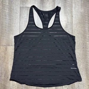 Zyia Active Black Tank Top Women’s Size XXL Sheer - Picture 1 of 5