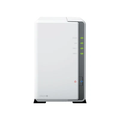 Synology DiskStation DS223j NAS Server, RTD1619B, 1GB Memory, 24TB HDD Storage - Image 1 of 4