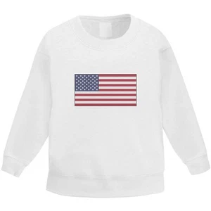 'American Flag' Kid's Sweatshirt / Sweater / Jumper (KW023044) - Picture 1 of 14