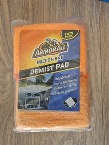 2 x Microfibre Demist Pad Armor All Product Demist Interior Windscreen Glass - Picture 1 of 2