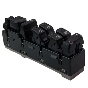 Driver Side Master Power Window Control Switch For Chevy GMC Hummer 15883319 - Picture 1 of 7